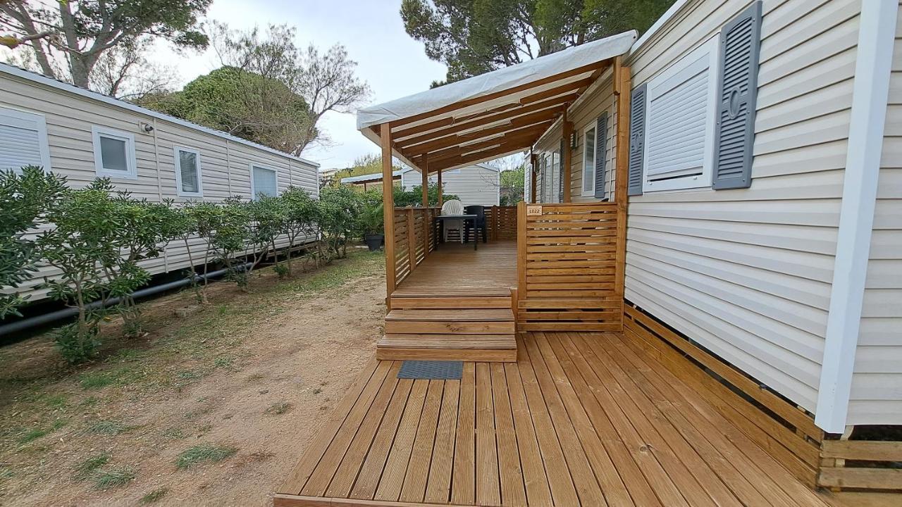 Mobile Home Climatise 3 Chambres A Narbonne Plage المظهر الخارجي الصورة
